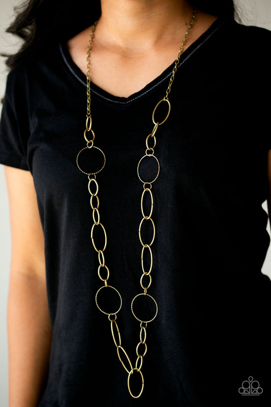 Perfect MISMATCH - Brass necklace