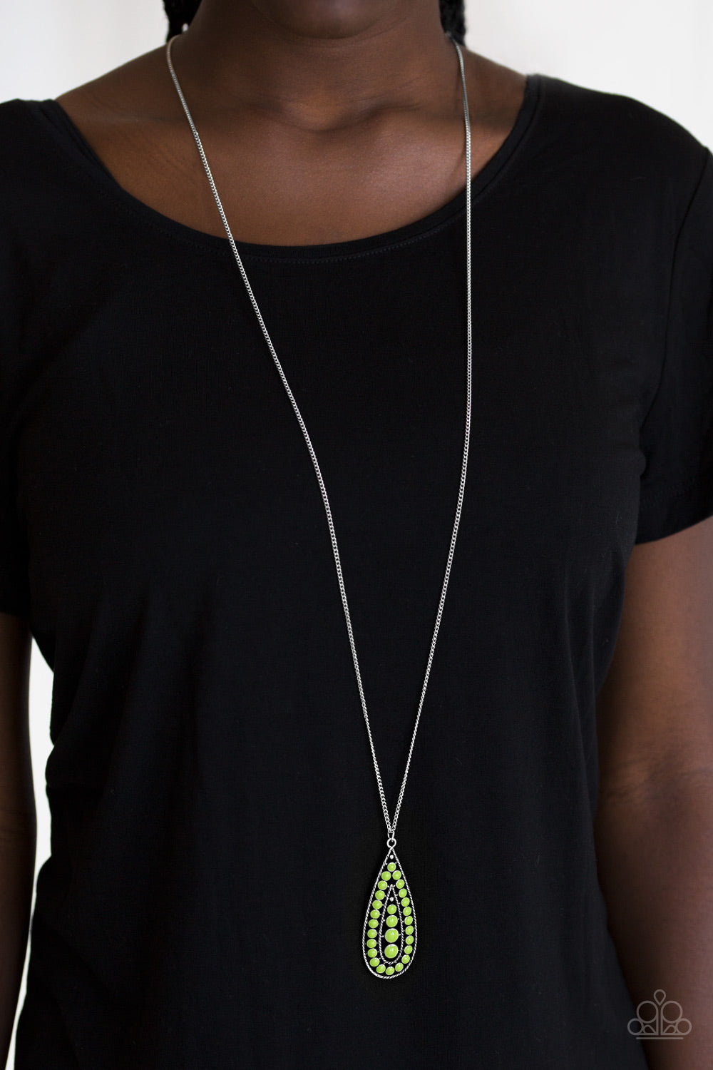 Tiki Tease - Green necklace set
