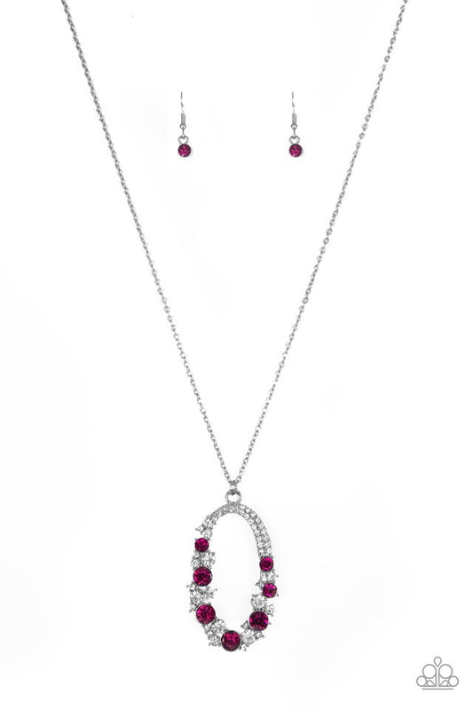 Spotlight Social - Pink necklace