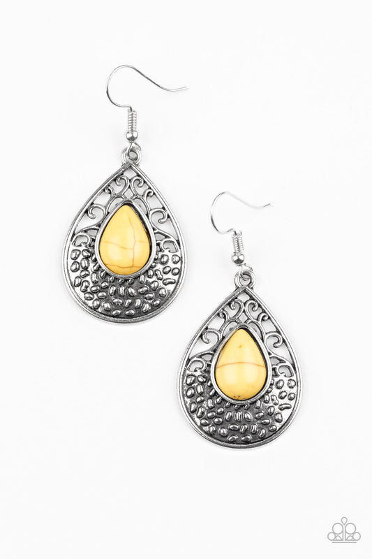 Tucson Tunes - Yellow Earrings