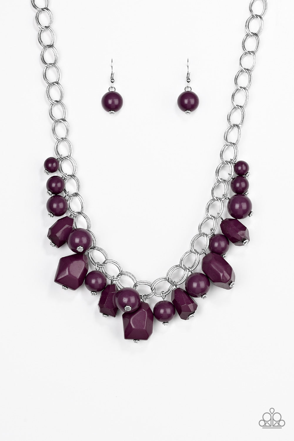 Gorgeously Globetrotter - Purple necklace