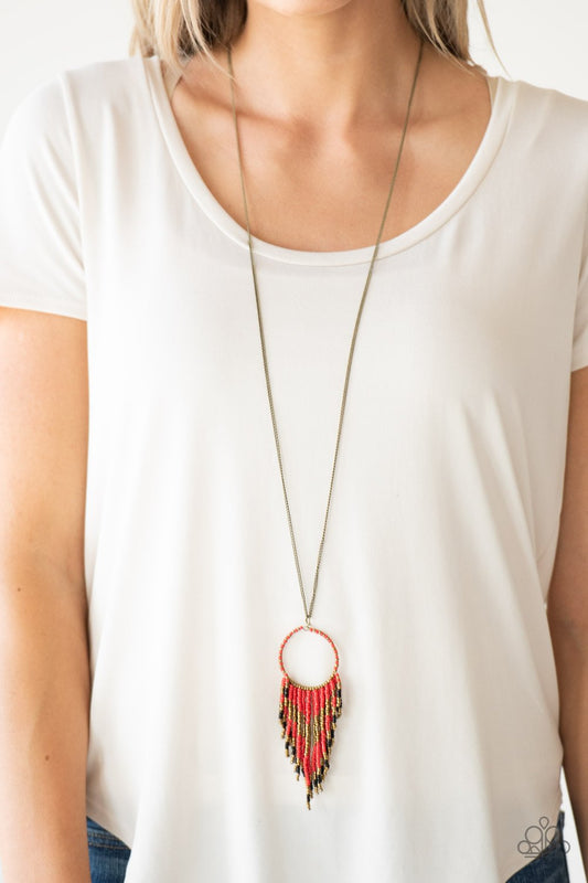 Badlands Beauty - Red Seed necklace