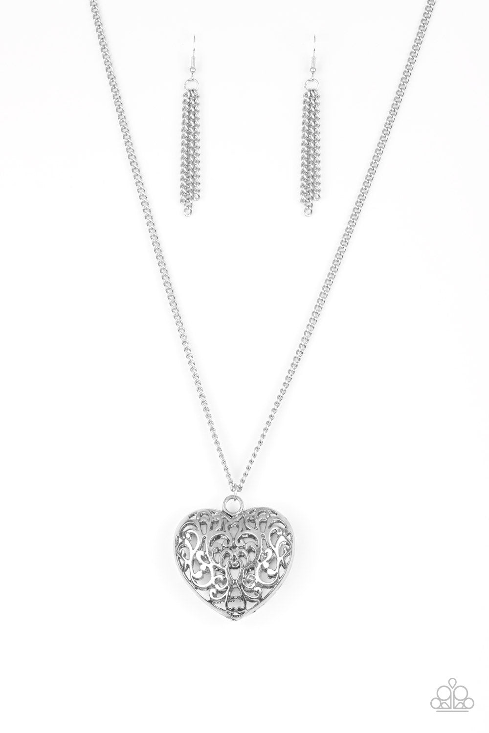 Victorian Virtue - Silver necklace