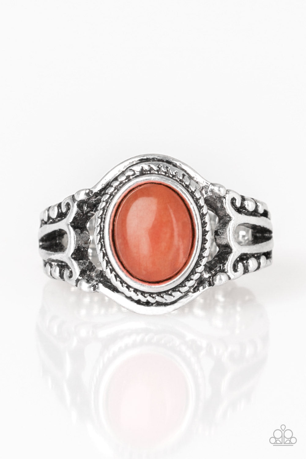 Peacefully Peaceful - Orange ring