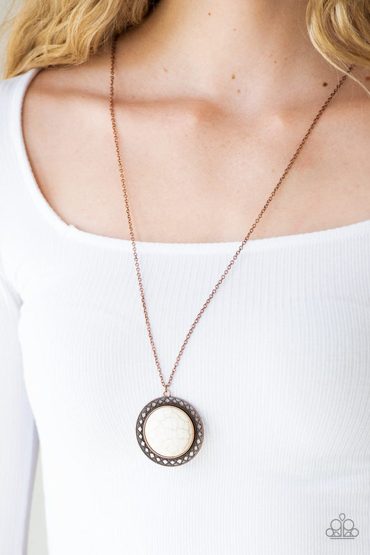 Run Out Of RODEO - Copper necklace