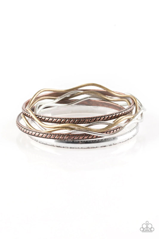 Zesty Zimbabwe - Mixed Metal/Multi Bracelet