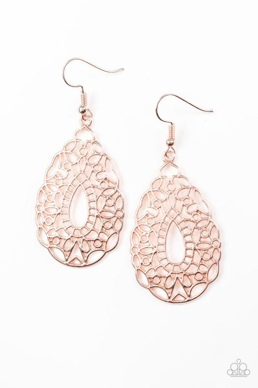 WISTERIA HISTERIA - ROSE GOLD EARRINGS
