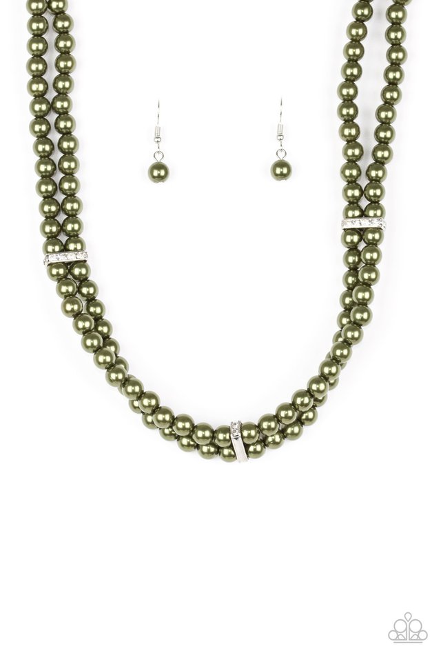 Put On Your Party Dress - Green necklace set