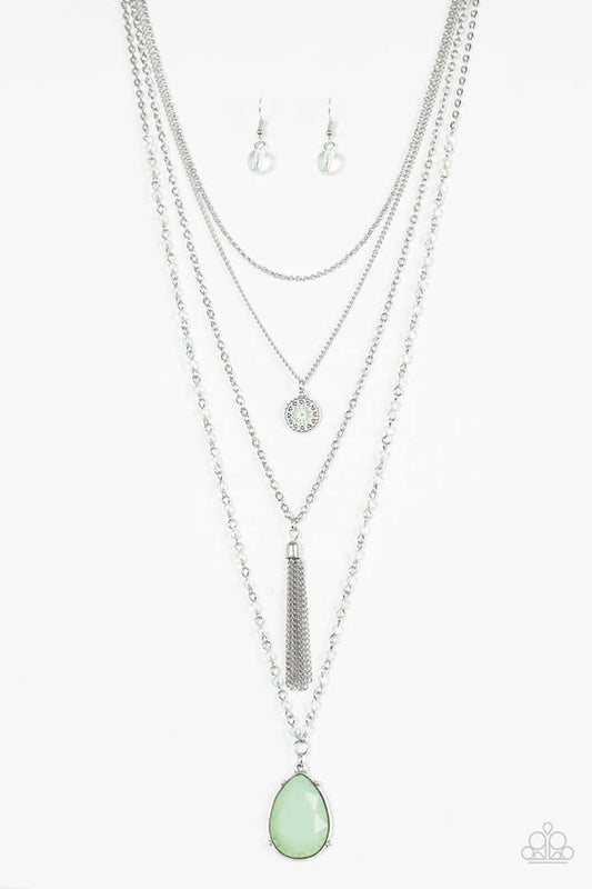 Knockout Keepsake - Green necklace