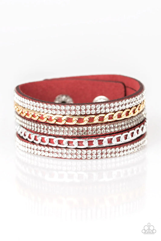 Fashion Fiend - Red Wrap Bracelet