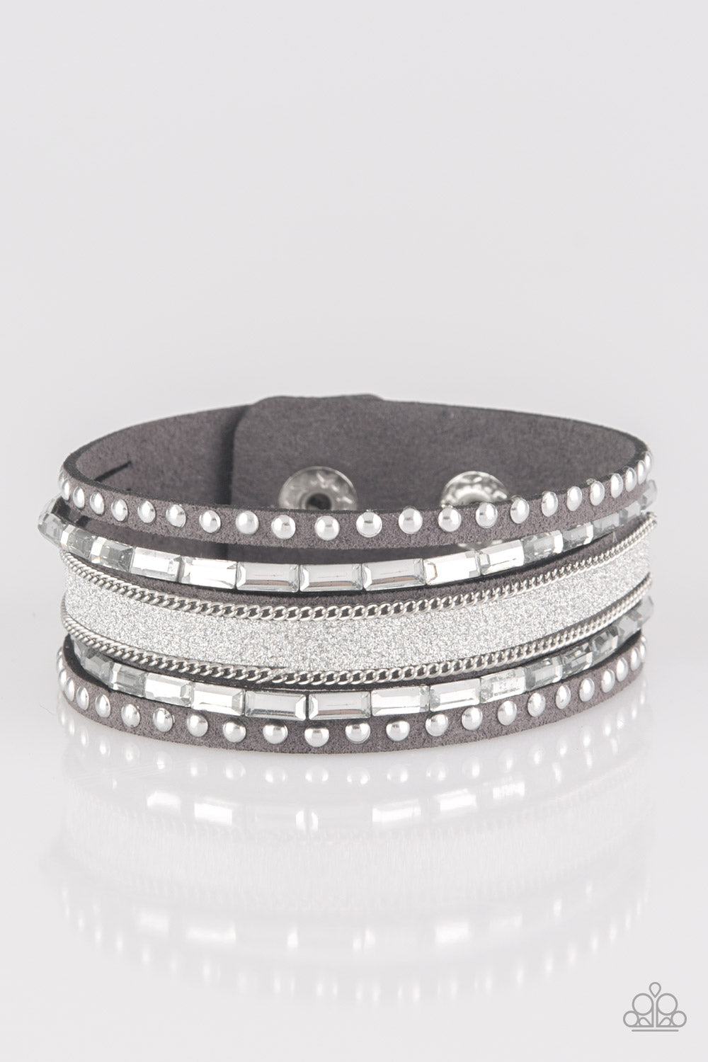 Seize The Sass - Silver wrap bracelet