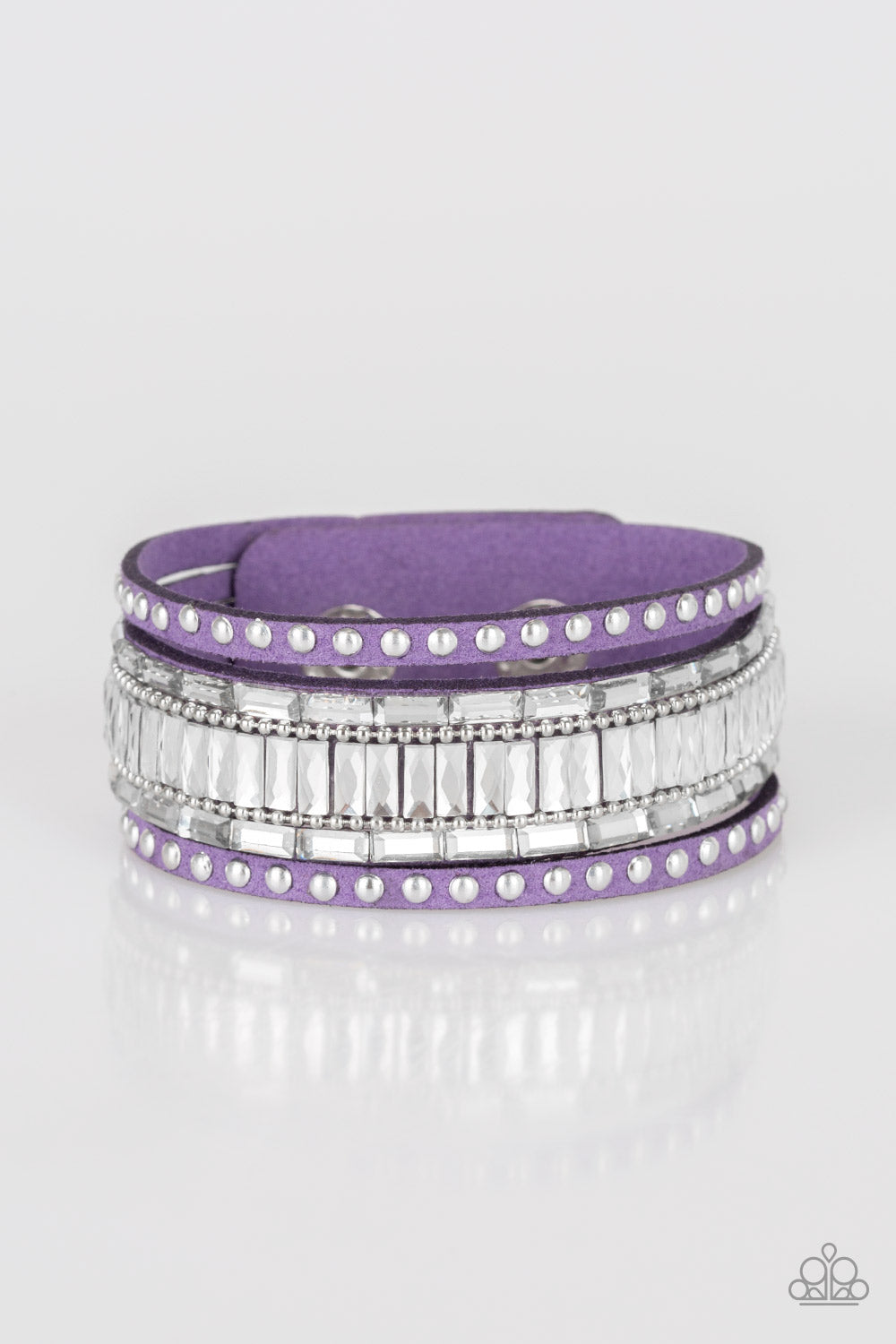 Rock Star Rocker - Purple wrap bracelet