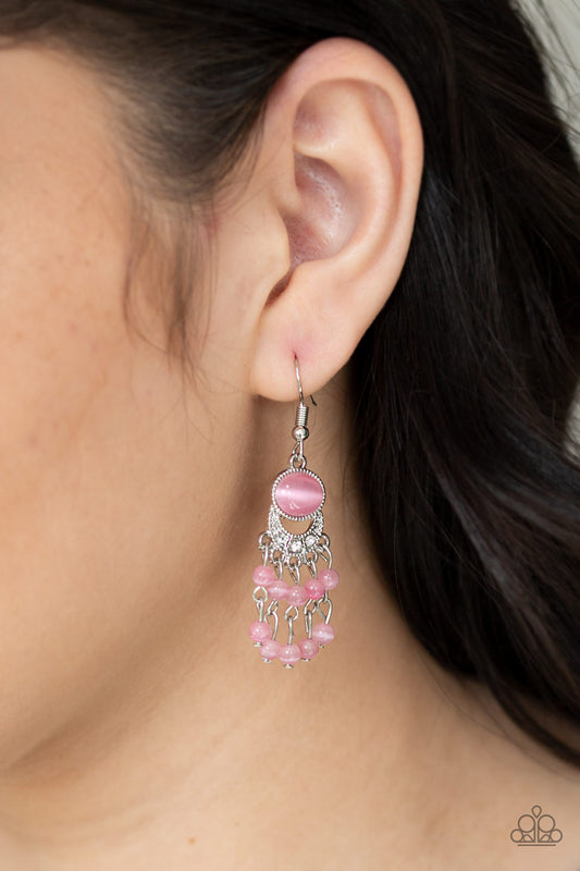 A Spring State Of Mind - Pink earrings