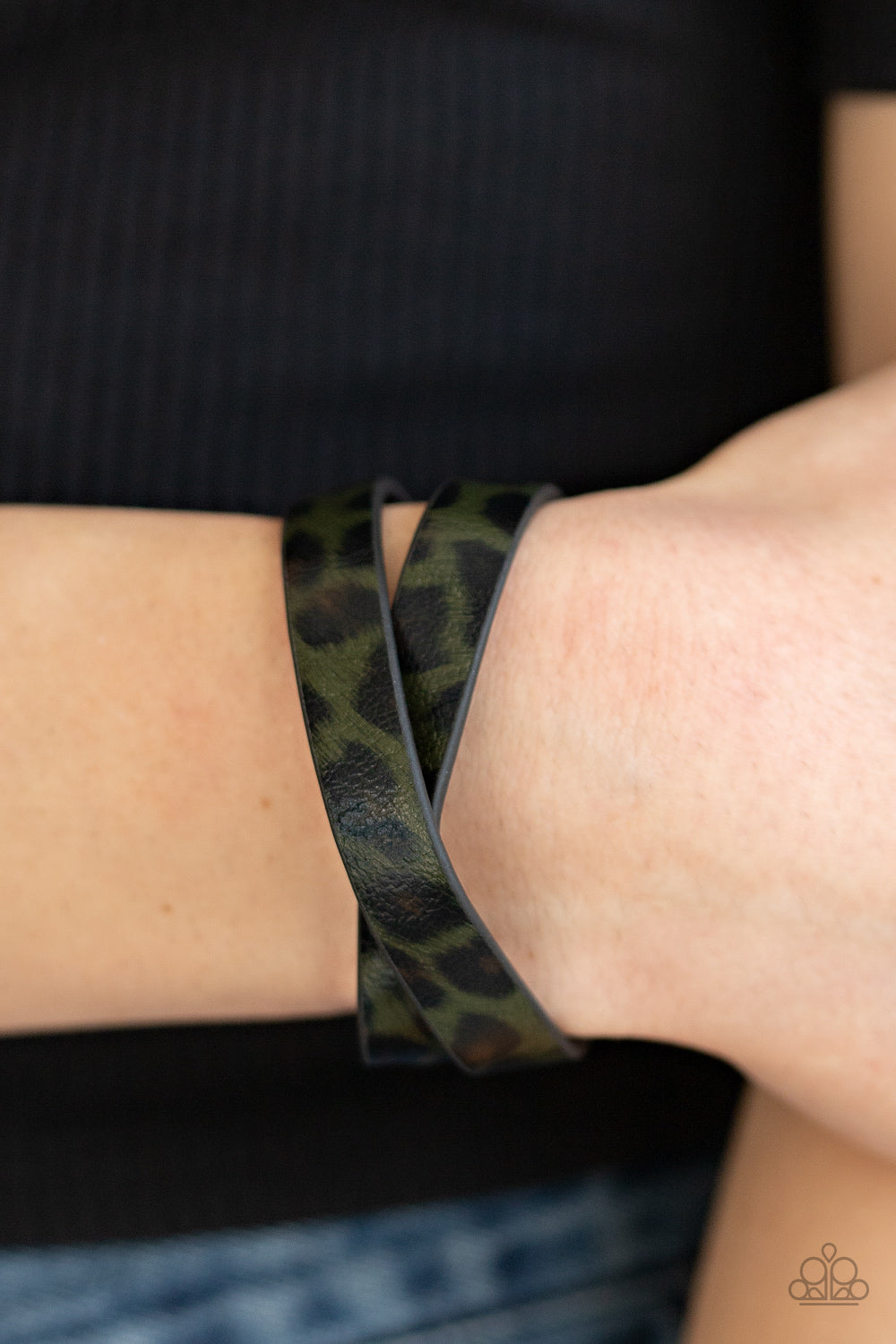 All GRRirl - Green wrap bracelet