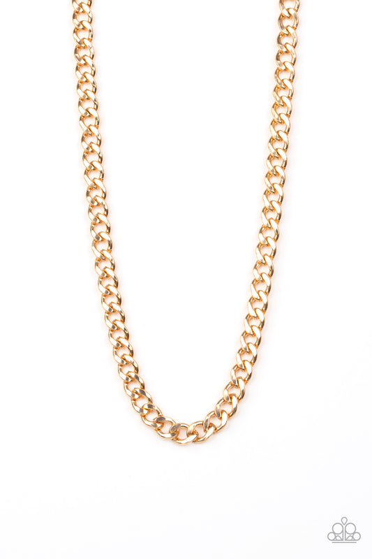 Alpha - Gold men's necklace