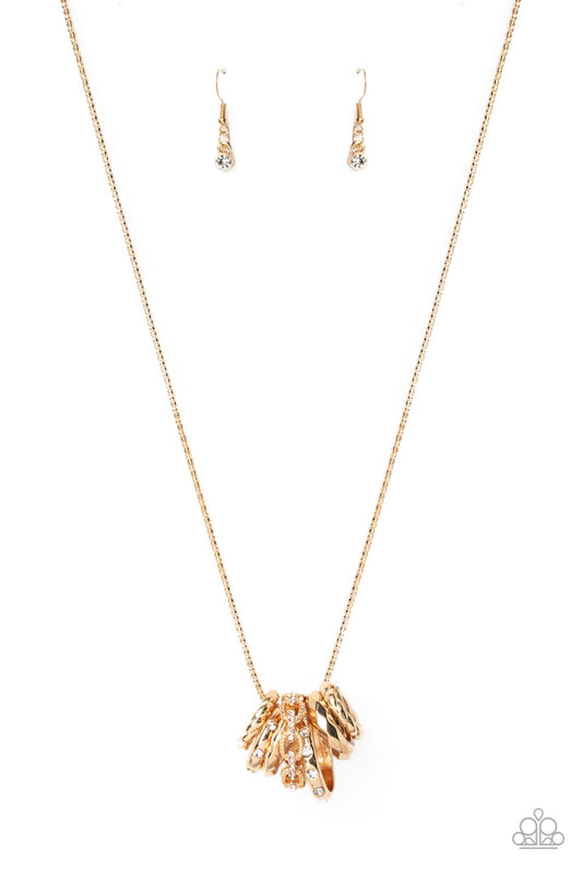 Audacious Attitude - Gold necklace