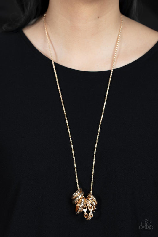 Audacious Attitude - Gold necklace