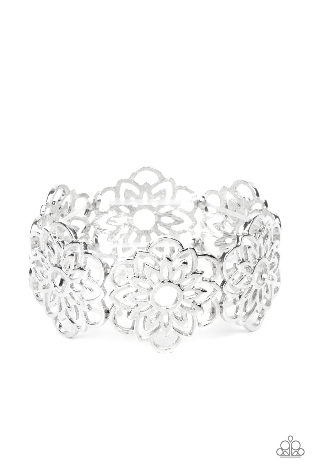 Baroque Bouquet - Silver bracelet