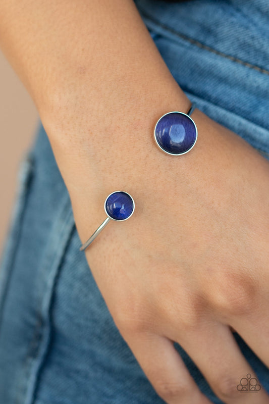 Brilliantly Basic - Blue cuff bracelet