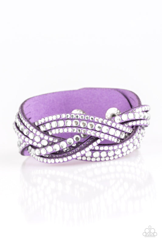 Bring On The Bling - Purple bracelet
