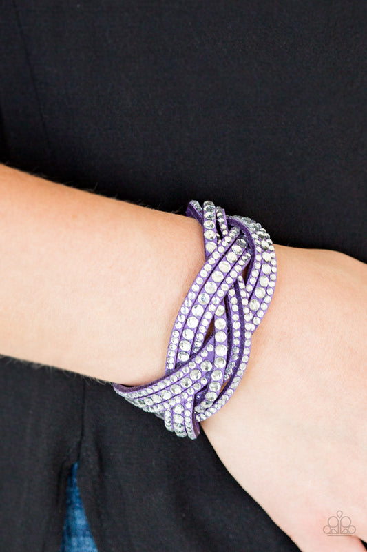 Bring On The Bling - Purple bracelet