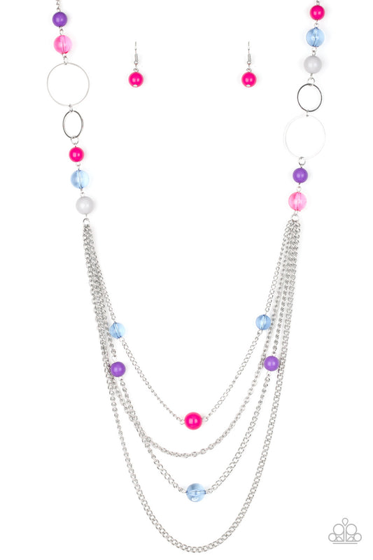 Bubbly Bright - Multicolor necklace