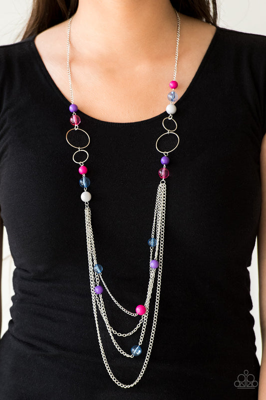 Bubbly Bright - Multicolor necklace