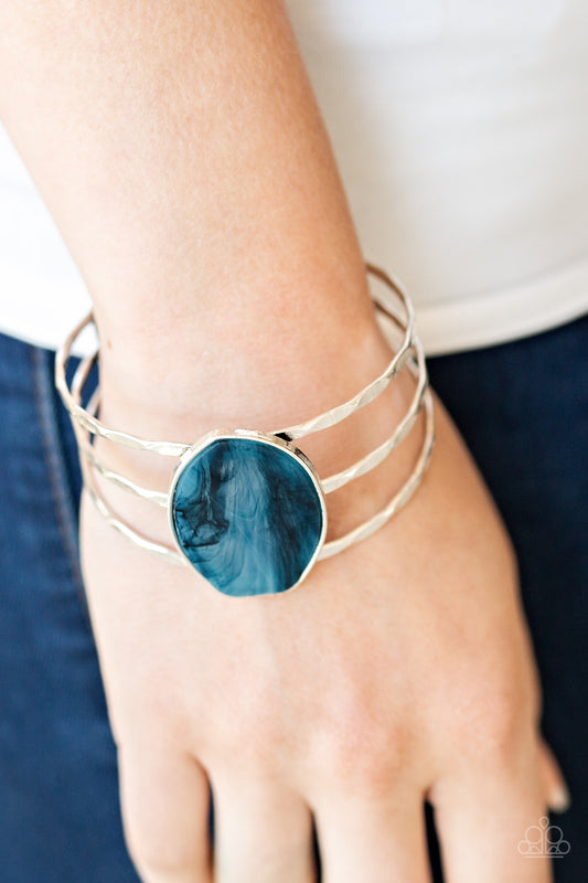 Canyon Dream - Blue cuff bracelet