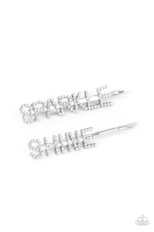Center of the SPARKLE-verse - White hair pins