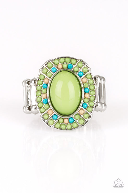 Colorfully Rustic - Green ring