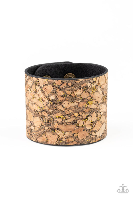 Cork Congo - Brass bracelet