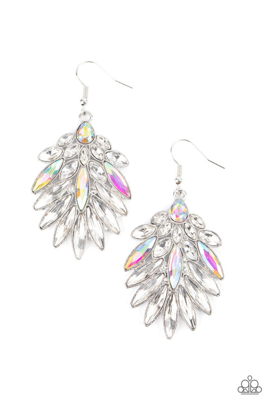 COSMIC-politan - Multicolor iridescent earrings (2021 Fall "Preview")