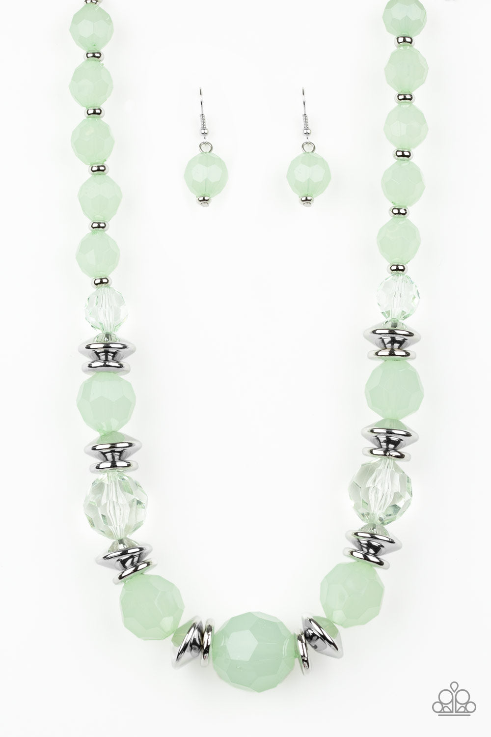 Dine and Dash - Green necklace
