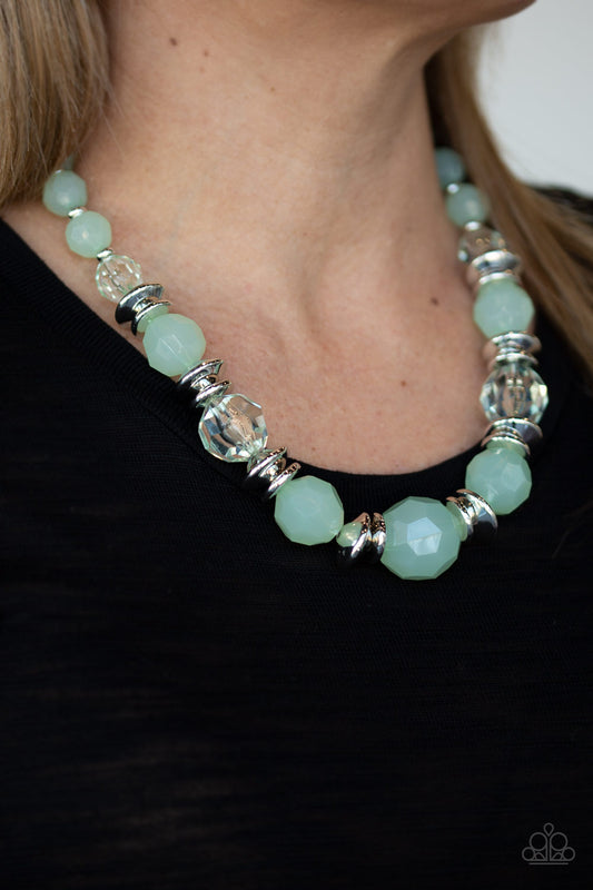 Dine and Dash - Green necklace