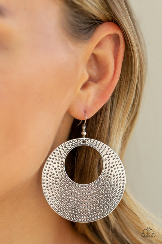 Dotted Delicacy - Silver earrings