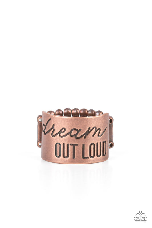 Dream Louder - Copper ring