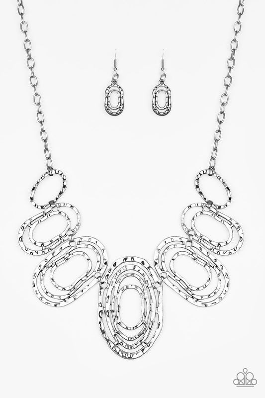 Empress Impressions - Silver necklace