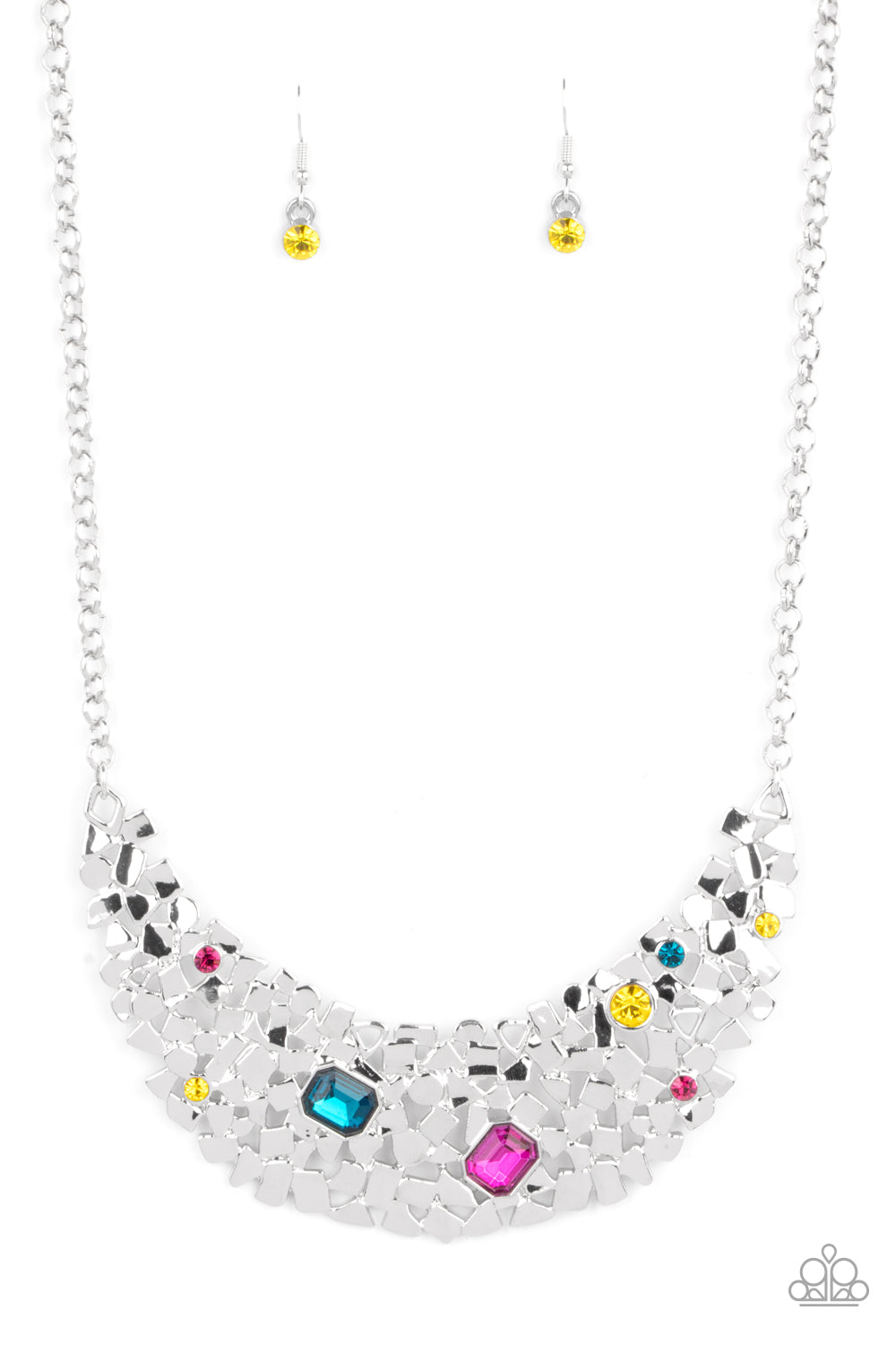 Fabulously Fragmented - Multicolor necklace