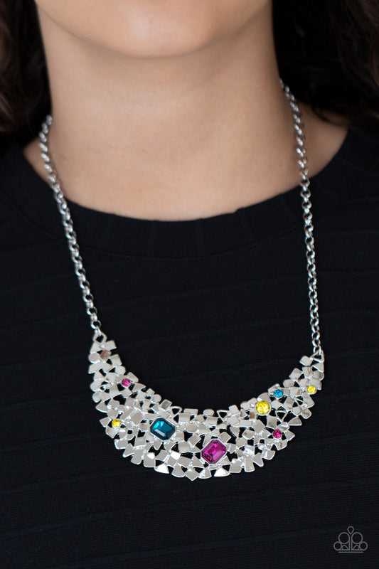 Fabulously Fragmented - Multicolor necklace