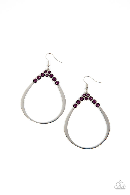 Festive Fervor - Purple earrings