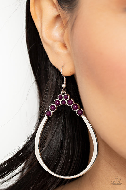 Festive Fervor - Purple earrings
