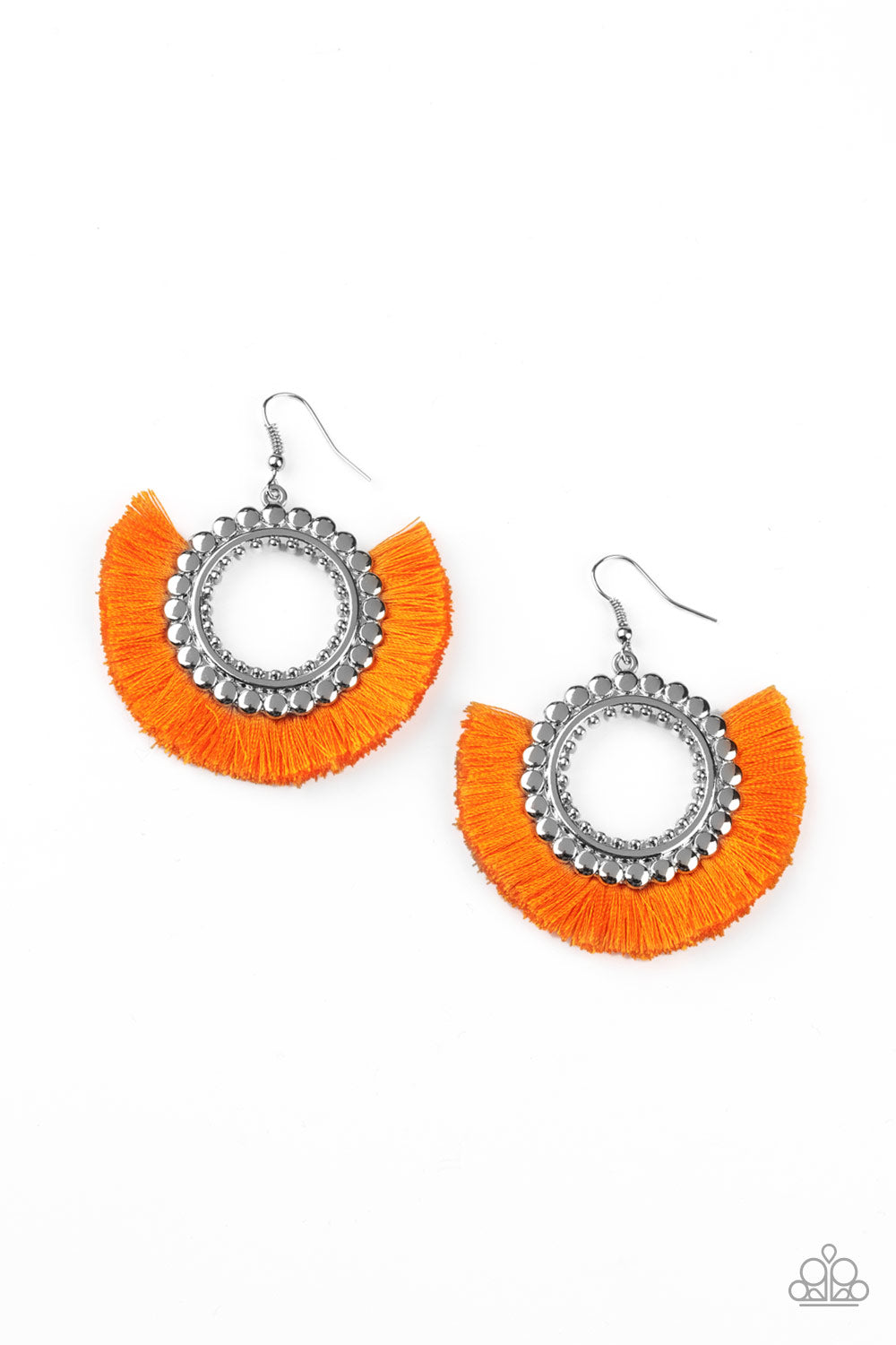 Fringe Fanatic - Orange earrings