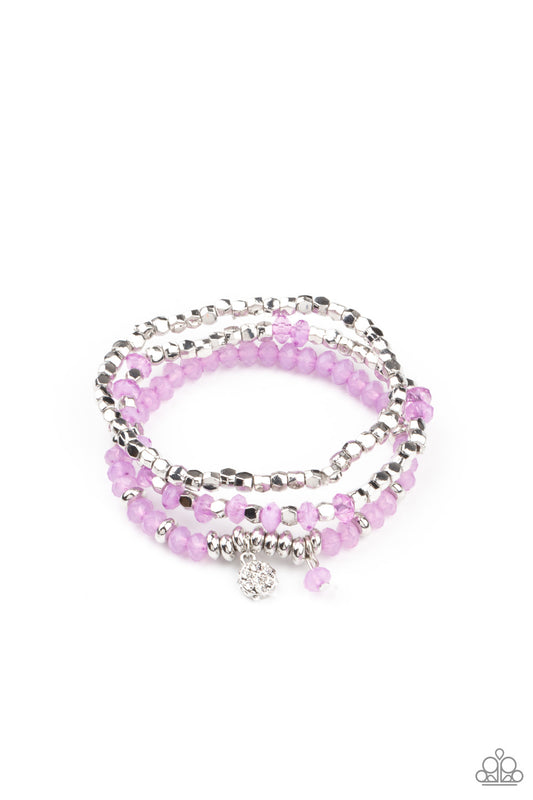 Glacial Glimmer - Purple bracelet