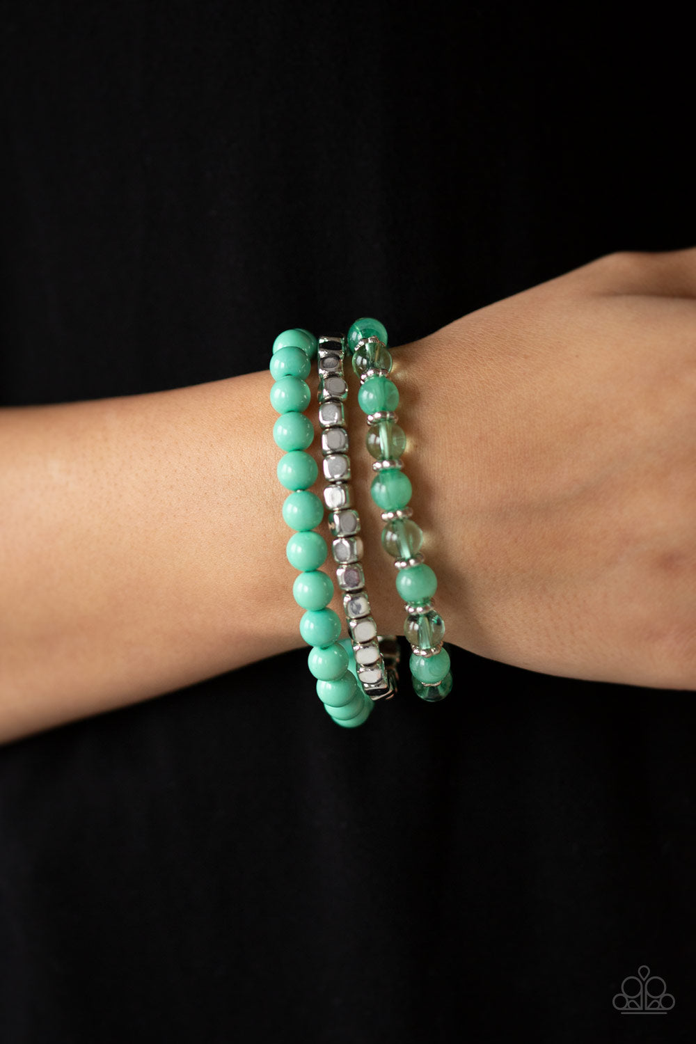 Globetrotter Glam - Green bracelet