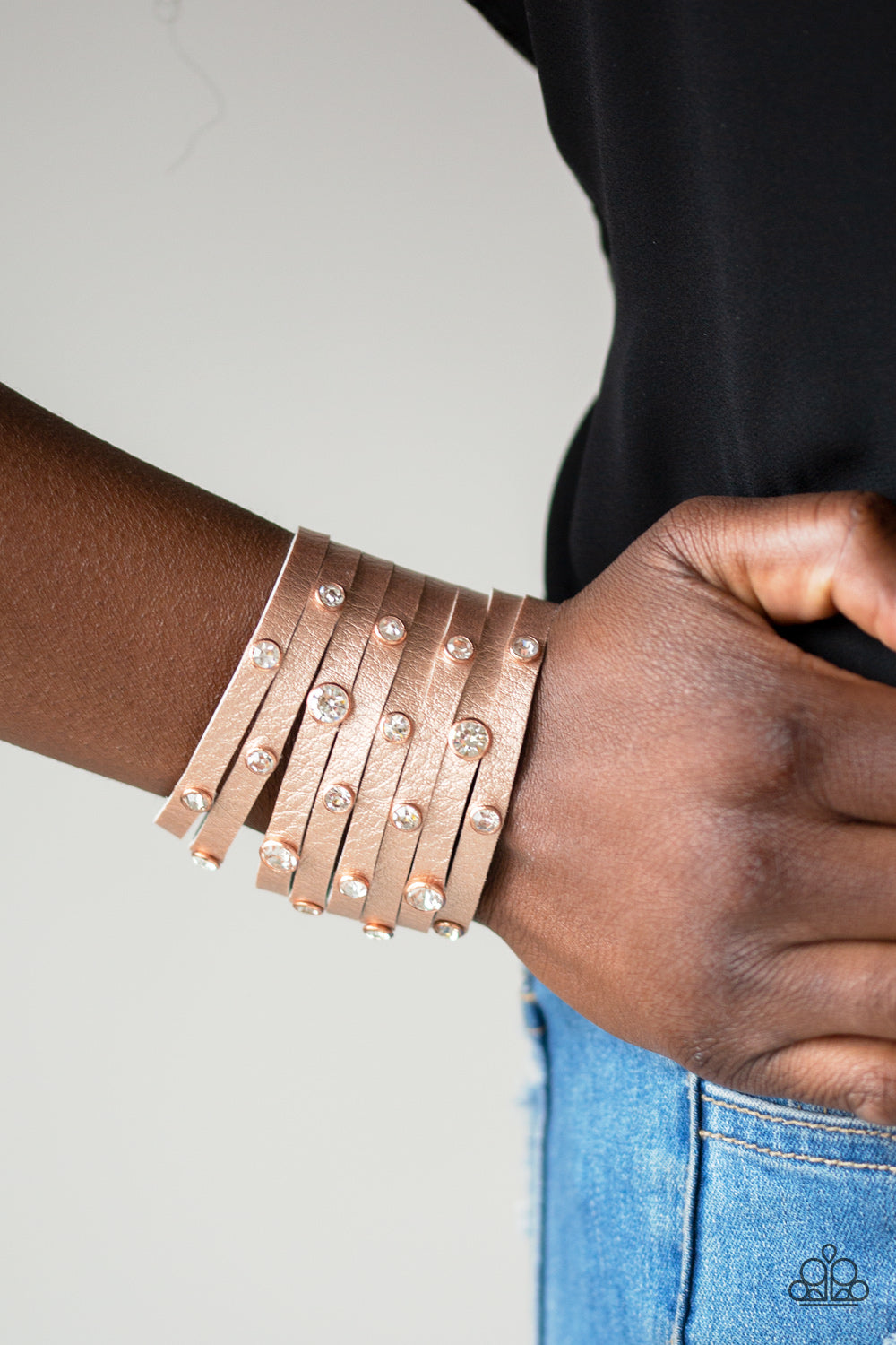 Go-Getter Glamorous - Copper wrap bracelet