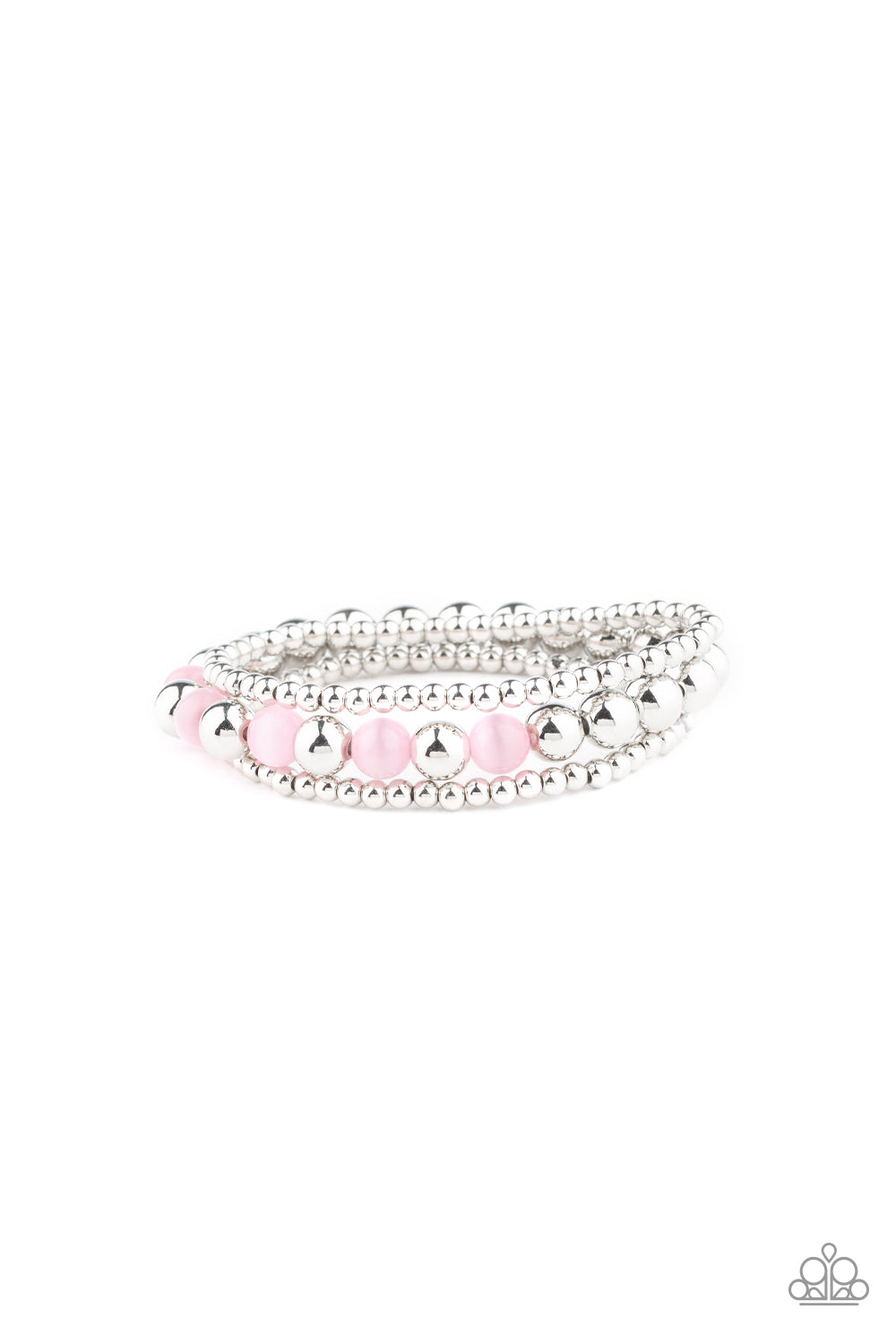 Go With The GLOW - Pink bracelet