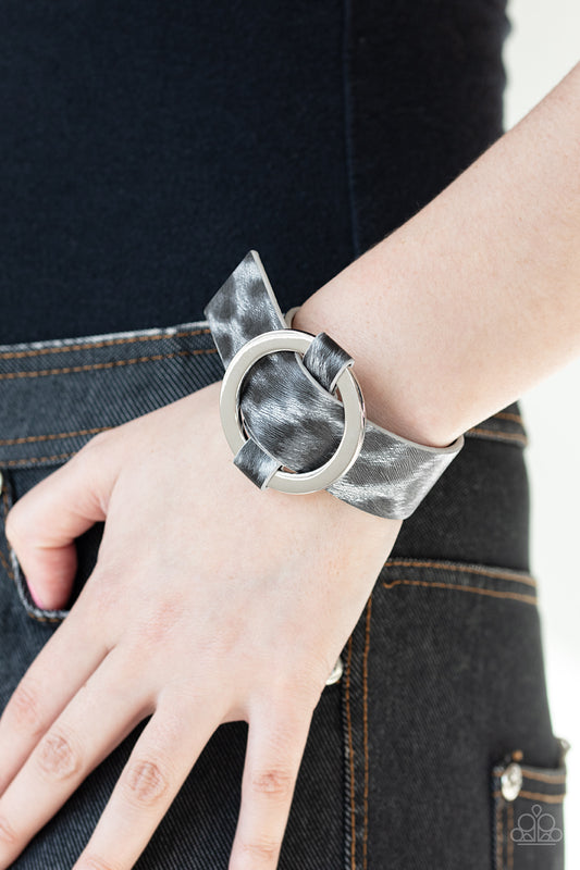 Jungle Cat Couture - Silver wrap bracelet