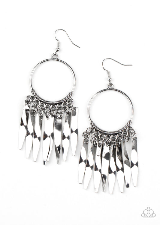Let GRIT Be! - Silver earrings