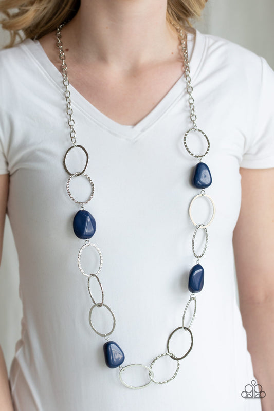 Modern Day Malibu - Blue necklace