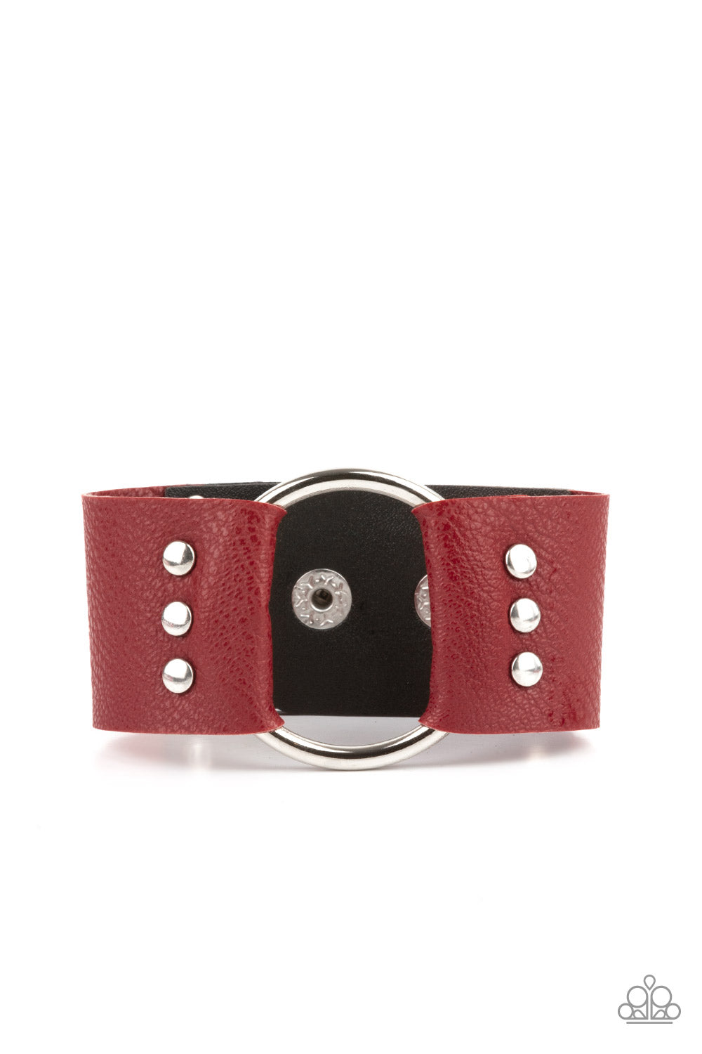 Moto Mayhem - Red wrap bracelet